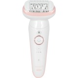 Braun Silk-épil 9-030 SensoSmart, Epiliergerät weiß/pink