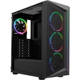 Cooler Master CMP 510  ARGB , Tower-Gehäuse schwarz, Tempered Glass