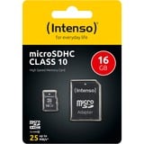 Intenso microSDHC 16 GB, Speicherkarte Class 10