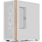 Aerocool D501A-G-WT-v2, Tower-Gehäuse weiß/holz