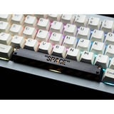 Keychron Spacebar Aluminum Alloy Artisan Keycap, Tastenkappe schwarz/orange