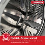 Telefunken W-8-1400-A-W, Waschmaschine weiß