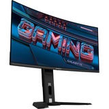 GIGABYTE MO34WQC2, Gaming-Monitor 86.8 cm (34 Zoll), schwarz, WQHD, QD-OLED, Curved, USB-C, 240Hz Panel