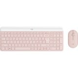 Logitech MK470 Slim Combo, Desktop-Set rosa, DE-Layout, Scherenmechanik