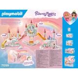 PLAYMOBIL 71359 Princess Magic Himmlisches Regenbogenschloss, Konstruktionsspielzeug 