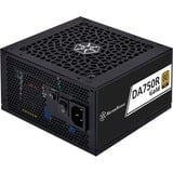 SilverStone SST-DA750R-GMA, PC-Netzteil schwarz, 1x 12-Pin ATX3.0, 4x PCIe, Kabel-Management, 750 Watt