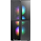 Thermaltake Versa T26 TG ARGB, Tower-Gehäuse schwarz, Tempered Glass