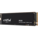 Crucial P310 500 GB, SSD schwarz, PCIe 4.0 x4, NVMe, M.2 2280