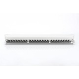 Digitus 19" CAT 6a Patch Panel, Patchpanel grau