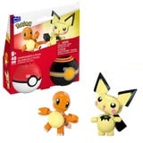 Mattel MEGA Pokémon Poké Ball - Charmander und Pichu, Konstruktionsspielzeug 