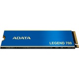 ADATA LEGEND 700 1 TB, SSD blau/gold, PCIe 3.0 x4, NVMe 1.3, M.2 2280