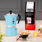 Bialetti Rainbow, Espressomaschine hellblau, 1 Tasse