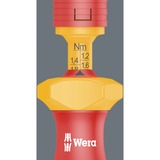 Wera Kraftform Kompakt VDE 16 Torque extra slim 1 Tool Finder, 16-teilig, Schraubendreher rot/gelb, inkl. Steckgriff, Drehmoment-Steckgriff, VDE-Wechselklingen