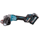 Makita Akku-Winkelschleifer GA023GM201 XGT, 40Volt blau/schwarz, 2x Li-Ion XGT Akku 4,0Ah, MAKPAC