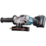 Makita Akku-Winkelschleifer GA023GM201 XGT, 40Volt blau/schwarz, 2x Li-Ion XGT Akku 4,0Ah, MAKPAC