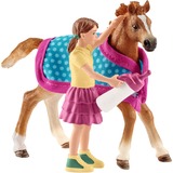 Schleich Horse Club Fohlen mit Decke, Spielfahrzeug 