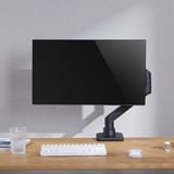 SilverStone Monitorarm SST-ARM14B, Monitorhalterung schwarz, für Monitore von 17" - 49" (43 - 124cm)