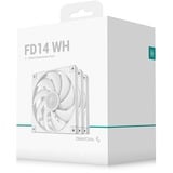 DeepCool FD14 WH 140x140x25, Gehäuselüfter weiß, 3er Pack, 140 mm