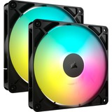 Corsair RS140 ARGB, Gehäuselüfter schwarz, 2er Pack