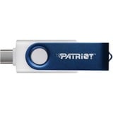 Patriot Xporter X550 128GB, USB-Stick blau/weiß, USB-A und USB-C 3.2 Gen 1