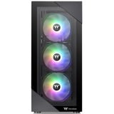 Thermaltake View 200 TG ARGB, Tower-Gehäuse schwarz, Tempered Glass