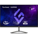 ViewSonic VX2758A-2K-PRO-3, Gaming-Monitor 69 cm (27 Zoll), schwarz (matt), QHD, IPS, AMD FreeSync Premium, 240Hz Panel