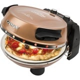 G3 Ferrari Pizzaofen Napoletana kupfer, 1.200 Watt, für Pizza Ø 31cm, 2 Steine