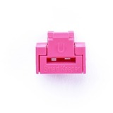 SMARTKEEPER ESSENTIAL RJ45 Port Lock (NL03), Einsteckschloss Farbcode Pink, 12 Stück