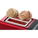 Bosch Kompakt-Toaster DesignLine TAT3P424DE rot/schwarz, 970 Watt, für 2 Scheiben Toast