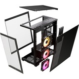 Corsair 3500X ARGB, Tower-Gehäuse schwarz, Tempered Glass