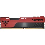 Patriot DIMM 8 GB DDR4-3600  , Arbeitsspeicher rot/schwarz, PVE248G360C0, Viper Elite II, INTEL XMP