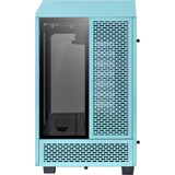 Thermaltake The Tower 100 Mini , Tower-Gehäuse türkis, Tempered Glass