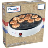 Bestron Poffertjes Maker APFM700W weiß/schwarz