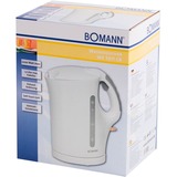 Bomann Wasserkocher WK 5011 CB weiß, 1,7 Liter, 2.200 Watt