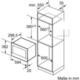 Bosch BFL634GB1 Serie | 8, Mikrowelle schwarz