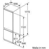 Bosch KIS87ADD0 Serie 6, Kühl-/Gefrierkombination 