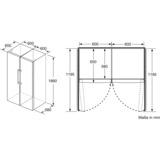 Bosch KSV36BIEP Serie 6, Vollraumkühlschrank edelstahl