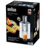 Braun IdentityCollection Entsafter J 500 weiß/edelstahl, 900 Watt, Saftbehälter 1,25 Liter