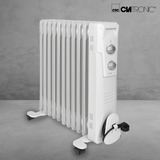 Clatronic Ölradiator RA 3737 weiß, 11 Heizrippen