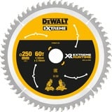 DEWALT Kreissägeblatt XR EXTREME RUNTIME DT99573, Ø 250mm, 60Z Bohrung 30mm, für Akku-Paneelsägen