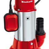 Einhell Schmutzwasserpumpe GC-DP 1340 G, Tauch- / Druckpumpe rot/silber, 1.300 Watt