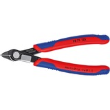 KNIPEX Electronic Super Knips 78 71 125, Elektronik-Zange Gelenk mit Edelstahlniet, Drahtklemme