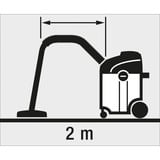 Kärcher Waschsauger SE 5.100 gelb/schwarz, 1400 W, Beholder vakuum, Tør&våd, Støvpose, 77 dB, Sort, Gul