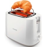 Philips Daily Collection Toaster HD2581/00 weiß, 900 Watt, für 2 Scheiben Toast