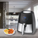 ProfiCook Heißluftfritteuse PC-FR 1147 H schwarz/edelstahl, 1.500 Watt, Korb 2,5 Liter