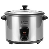 Russell Hobbs Cook@Home Reiskocher 19750-56 edelstahl (gebürstet)/schwarz, 700 Watt, 1,8 Liter