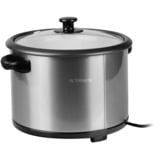 Russell Hobbs Cook@Home Reiskocher 19750-56 edelstahl (gebürstet)/schwarz, 700 Watt, 1,8 Liter