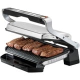 Tefal OptiGrill XL GC724D, Kontaktgrill edelstahl (gebürstet)/schwarz, 2.000 Watt