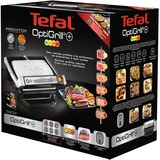 Tefal OptiGrill+ GC712D12, Kontaktgrill silber/schwarz, 2.000 Watt