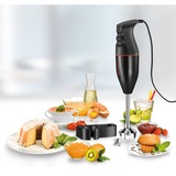 Unold Stabmixer ESGE Zauberstab M 100 Design schwarz/rot, 120 Watt, mit Wandhalterung